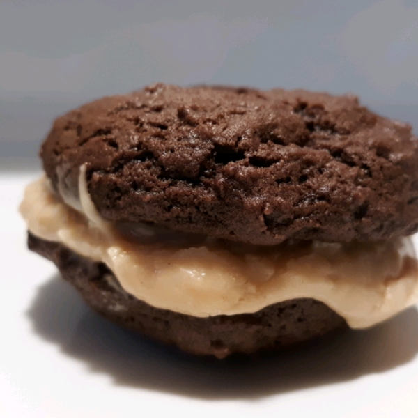 Stef's Whoopie Pies with Peanut Butter Frosting