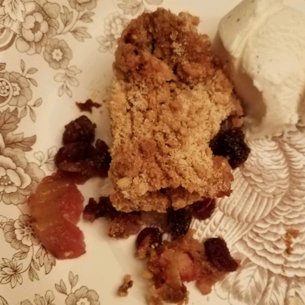 Apple-Cranberry Crumble