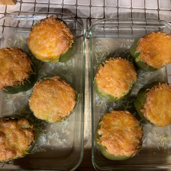 Ali's Stuffed Green Peppers