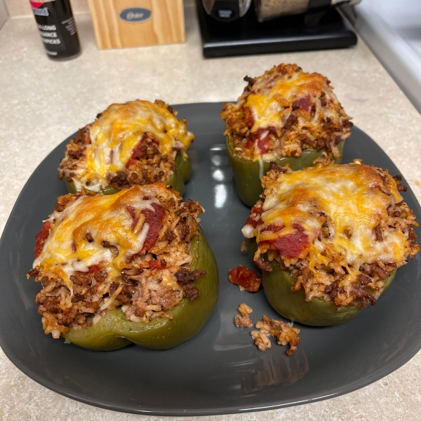 Ali's Stuffed Green Peppers