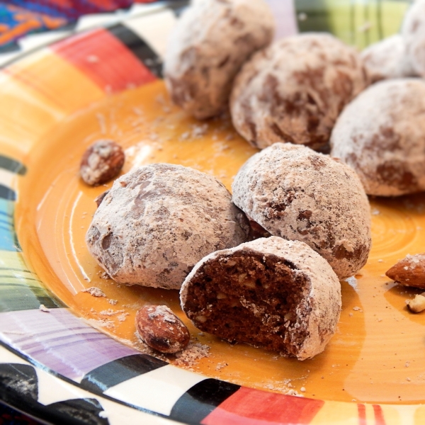 Mexican Chocolate Snowball Cookies