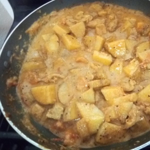 Curried Chicken and Potatoes