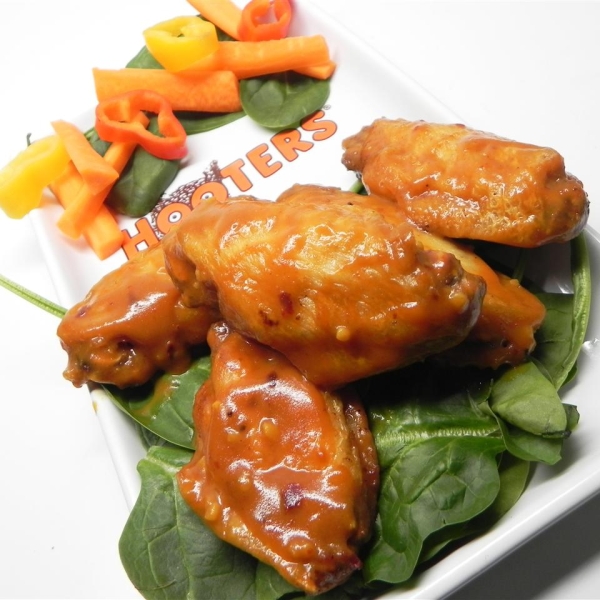 Hot Honey Whiskey BBQ Wing Sauce