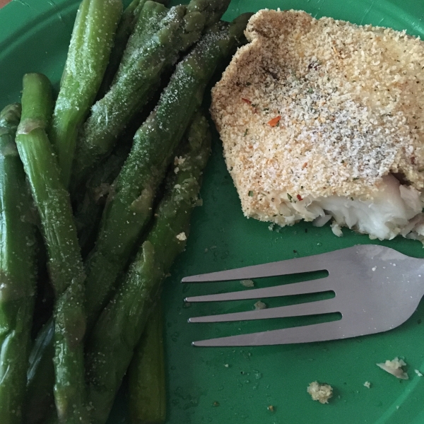 Breaded Garlic-Herb Tilapia