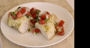 Baked Chicken with Plum Tomato Salsa