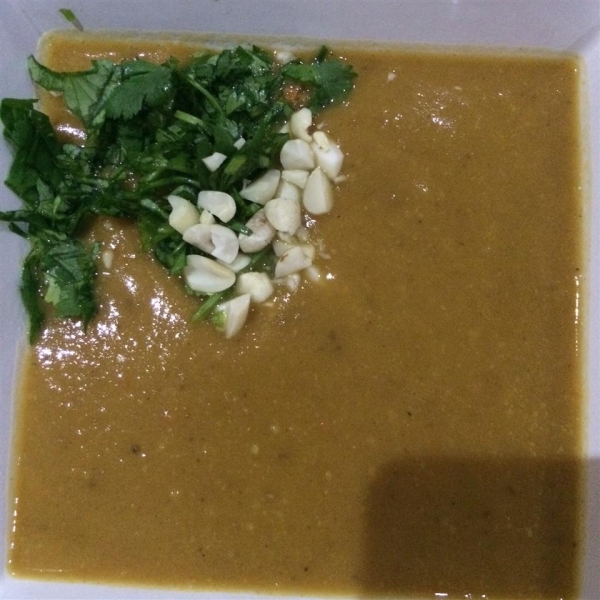 African Sweet Potato and Peanut Soup