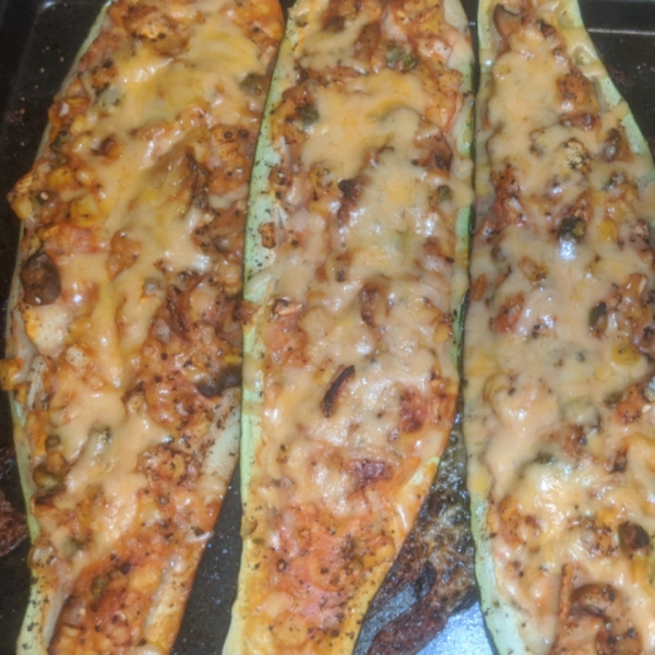 Corn-Stuffed Zucchini