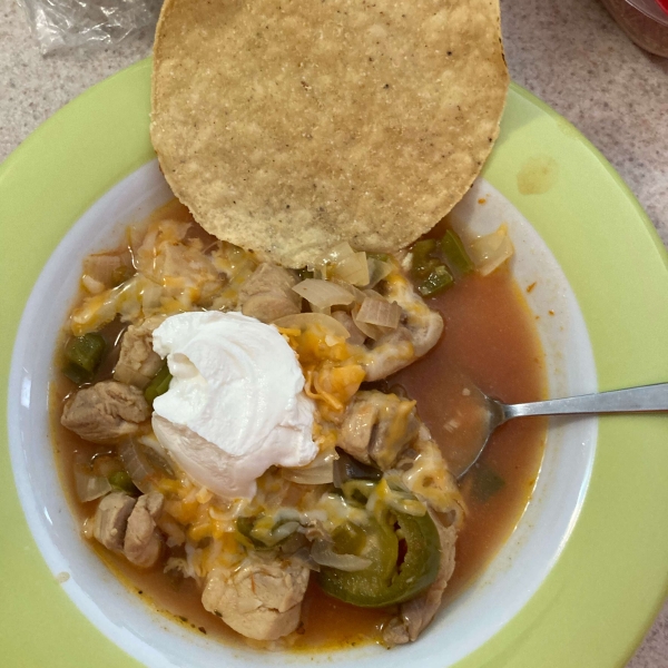 Chicken Tortilla Soup with Salsa