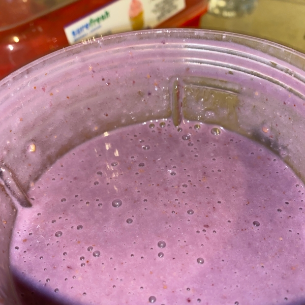 Banana Blackberry Protein Shake