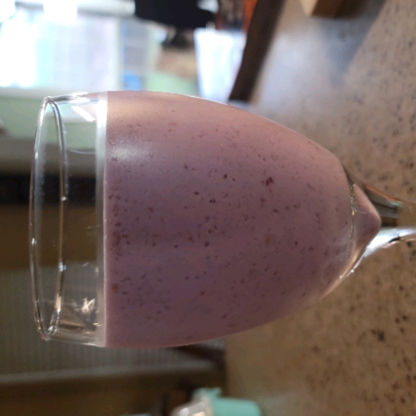 Banana Blackberry Protein Shake