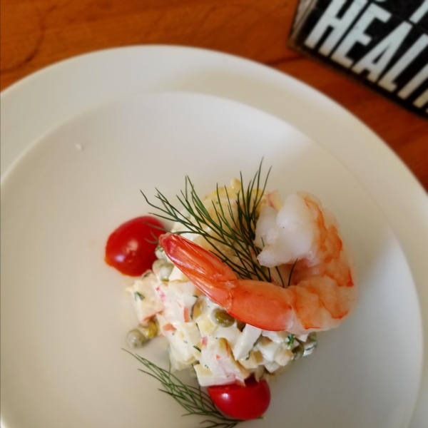 Simple Crab and Shrimp Salad