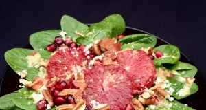 Blood Orange and Spinach Salad with Jalapeno Vinaigrette