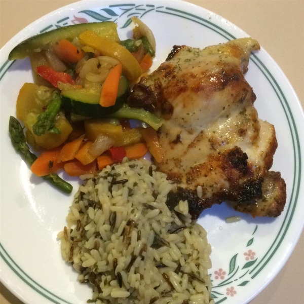 Marinated Ranch Broiled Chicken