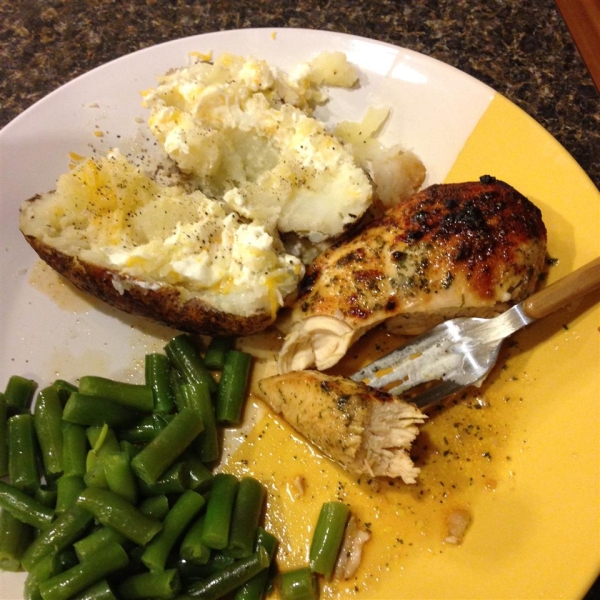Marinated Ranch Broiled Chicken