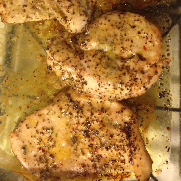 Marinated Ranch Broiled Chicken
