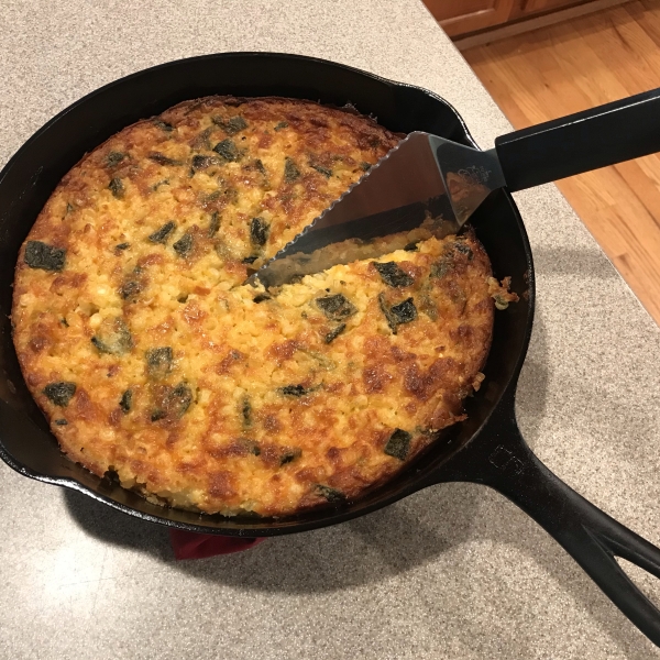 Smoky Poblano Corn Pudding