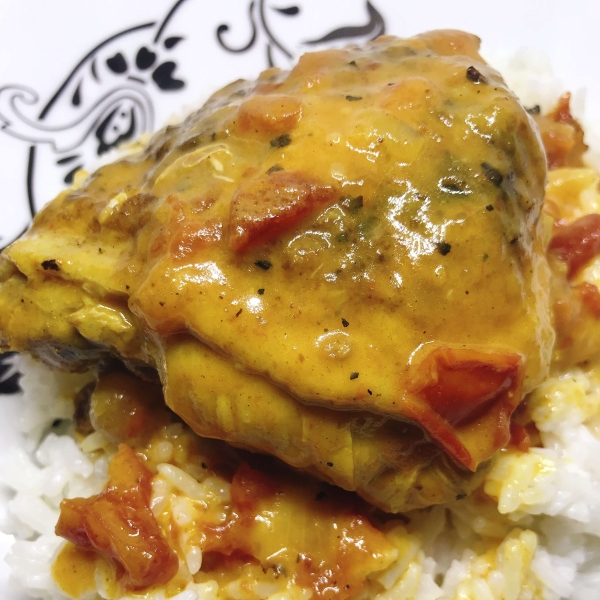 Instant Pot® Curried Chicken Thighs