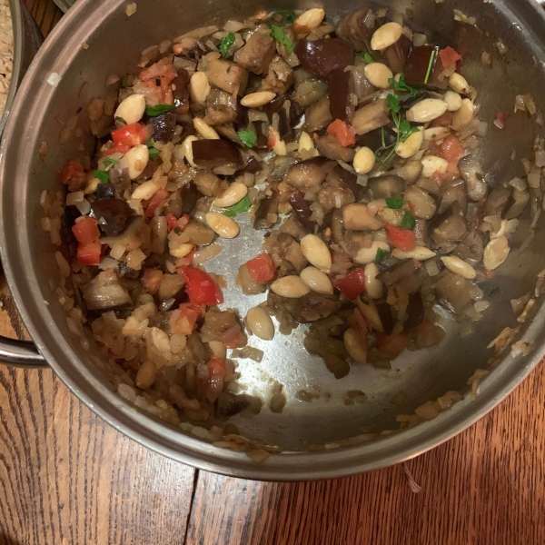 Eggplant with Almonds