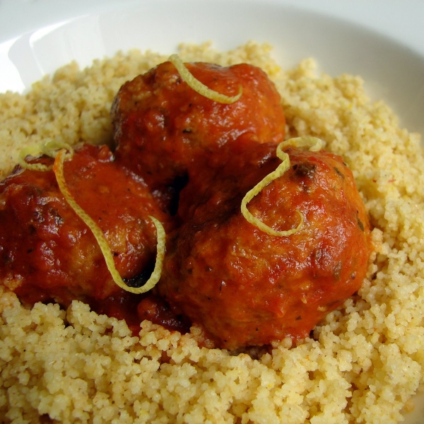 Lamb Meatballs and Sauce