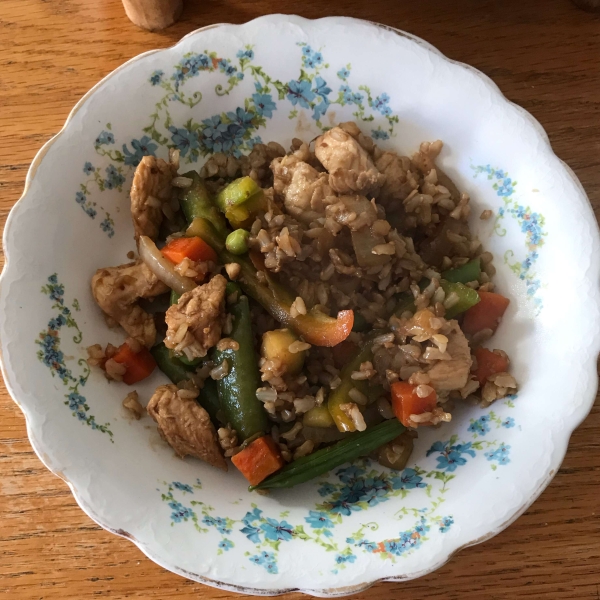 Veggie-Packed Chicken Fried Rice