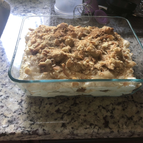 Uncooked Banana Pudding