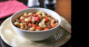 Hamburger Soup with Macaroni