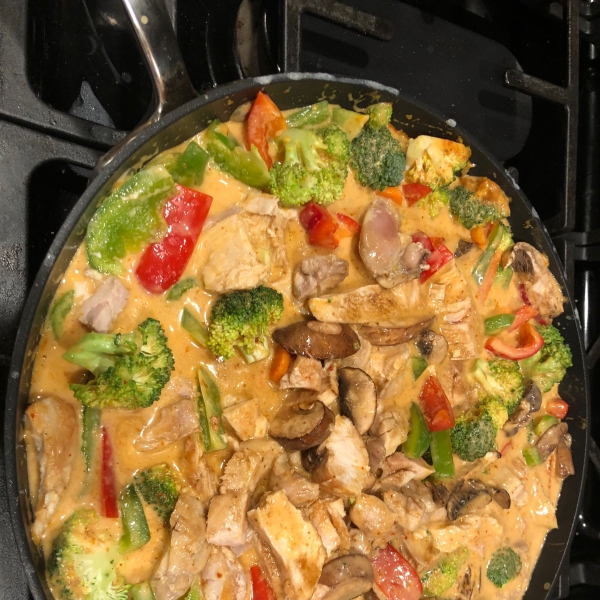 Panang Curry with Tofu and Vegetables