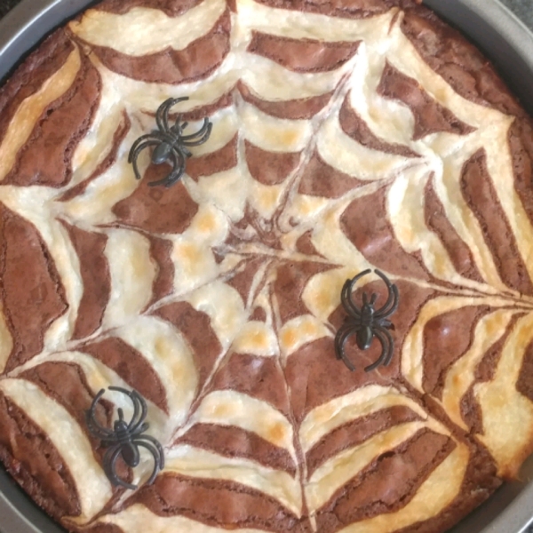 Spiderweb Brownies