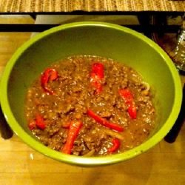 Amy's Curried Ground Turkey and Lentil Soup