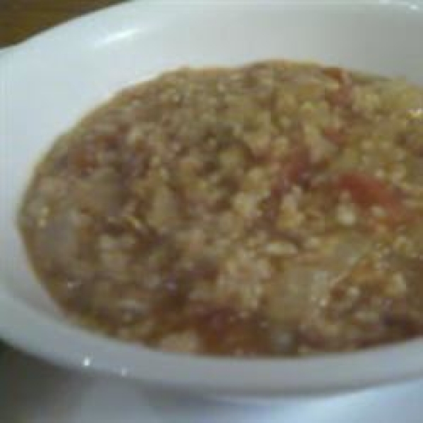 Oatmeal and Tomato Soup