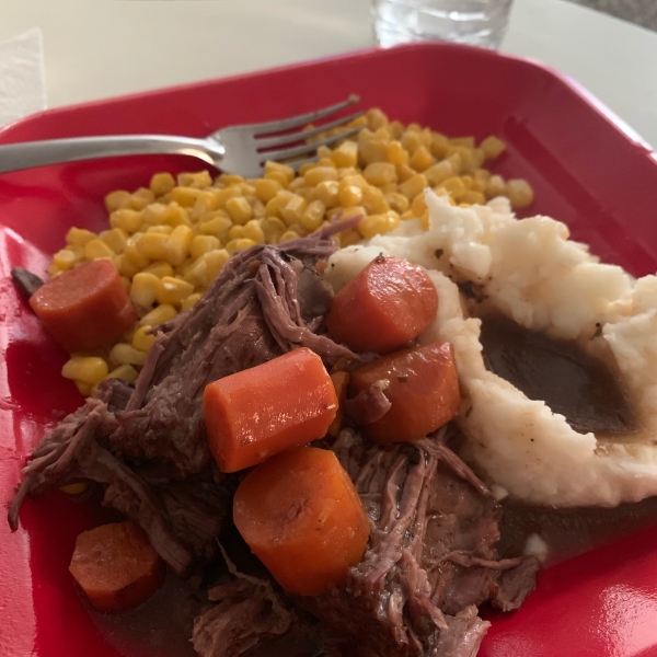 Three Packet Slow Cooker Roast