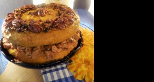 Pulled Pork and Pumpkin Cornbread Torta