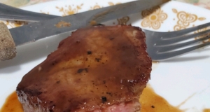 Minute Steaks with Barbeque Butter Sauce