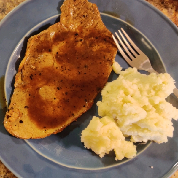 Minute Steaks with Barbeque Butter Sauce