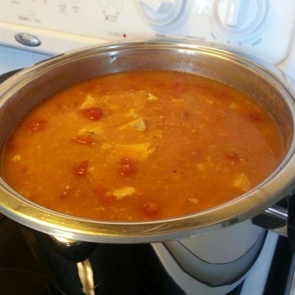 Butternut Squash, Chicken, and Quinoa Soup