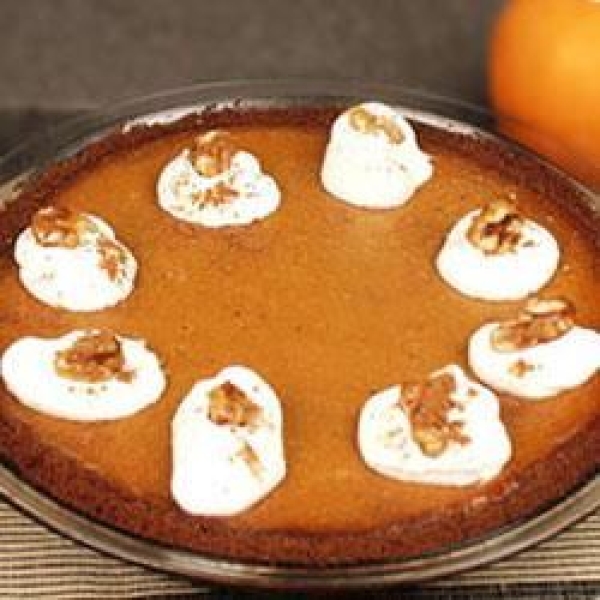 Gingersnap Pumpkin Pie