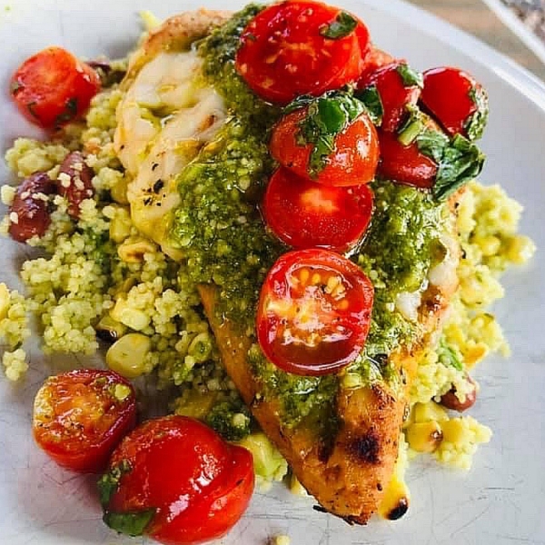 Elizabeth's Pesto with a Southern Twist