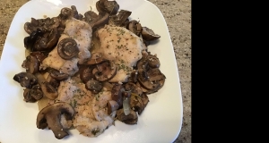 Baked Chicken Thighs with Mushrooms and Onions