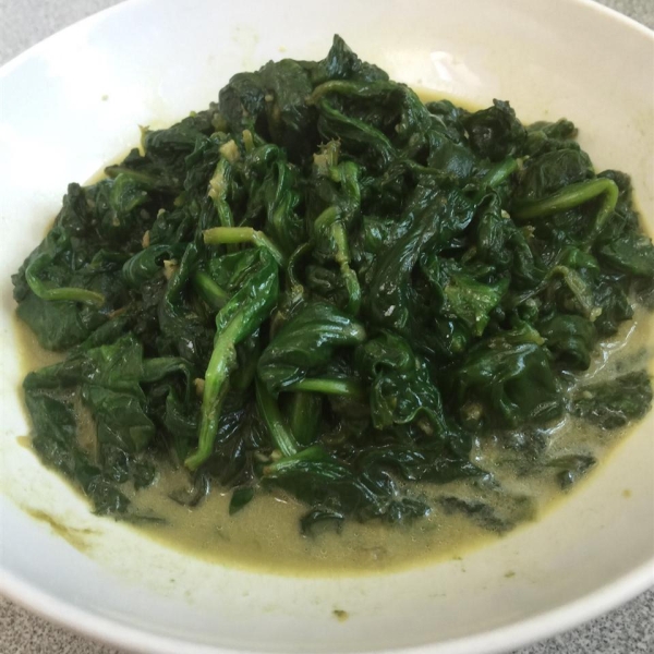 Easy Fried Spinach