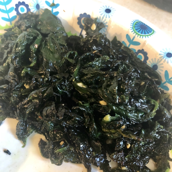 Easy Fried Spinach