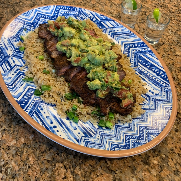 Flank Steak with Avocado Salsa