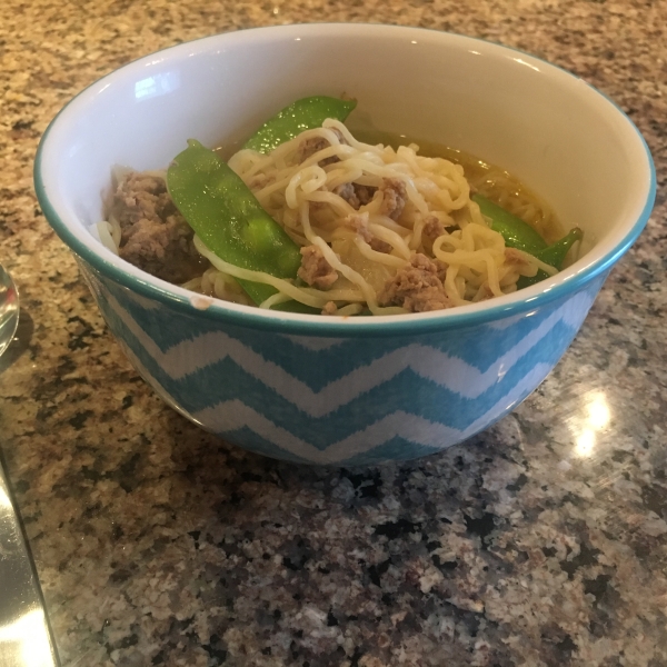 Quick Asian Beef Noodle Soup