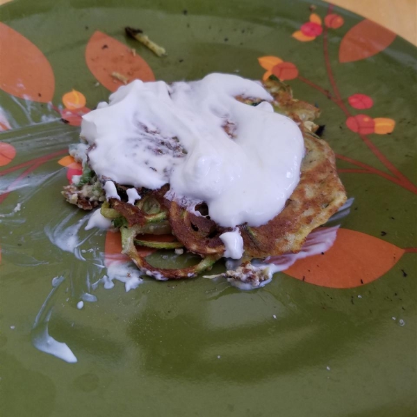 Low Carb Zucchini Pancakes