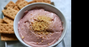 Ruby Chocolate Cheesecake Dip
