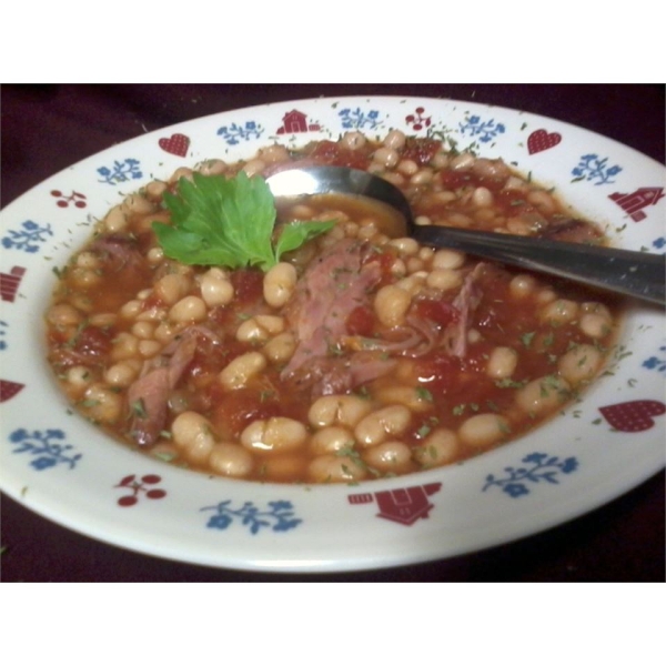 Slow Cooker Calico Bean Soup