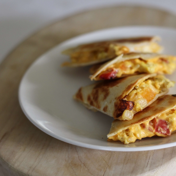 Simple Egg and Cheese Breakfast Quesadillas