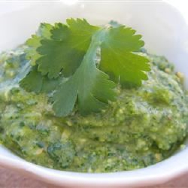 Cilantro Chili-Lime Cashew Pesto