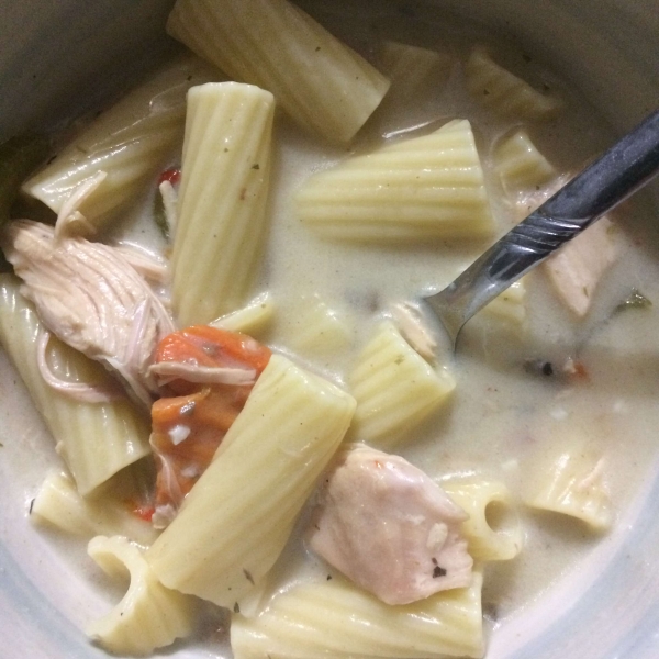 Leftover Turkey Soup (Slow Cooker)