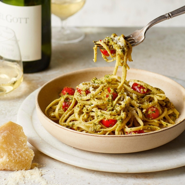 Lynne's Linguine con Pesto di Pistacchi