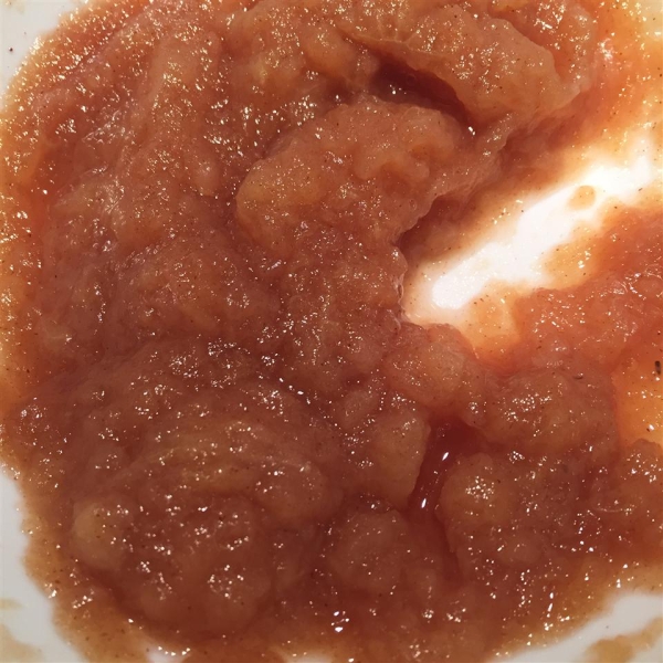 Quick and Easy Chunky Microwave Maple Cinnamon Apple/Pear Sauce